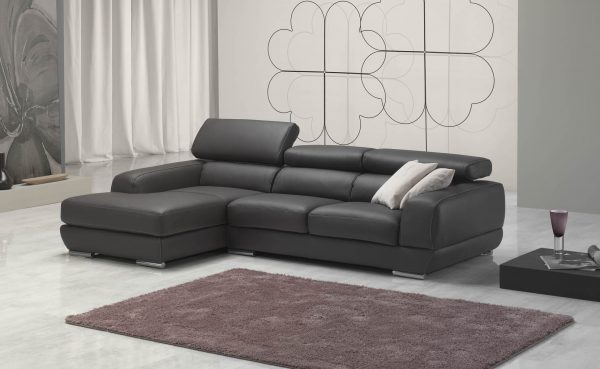 terranova top grain leather sofa